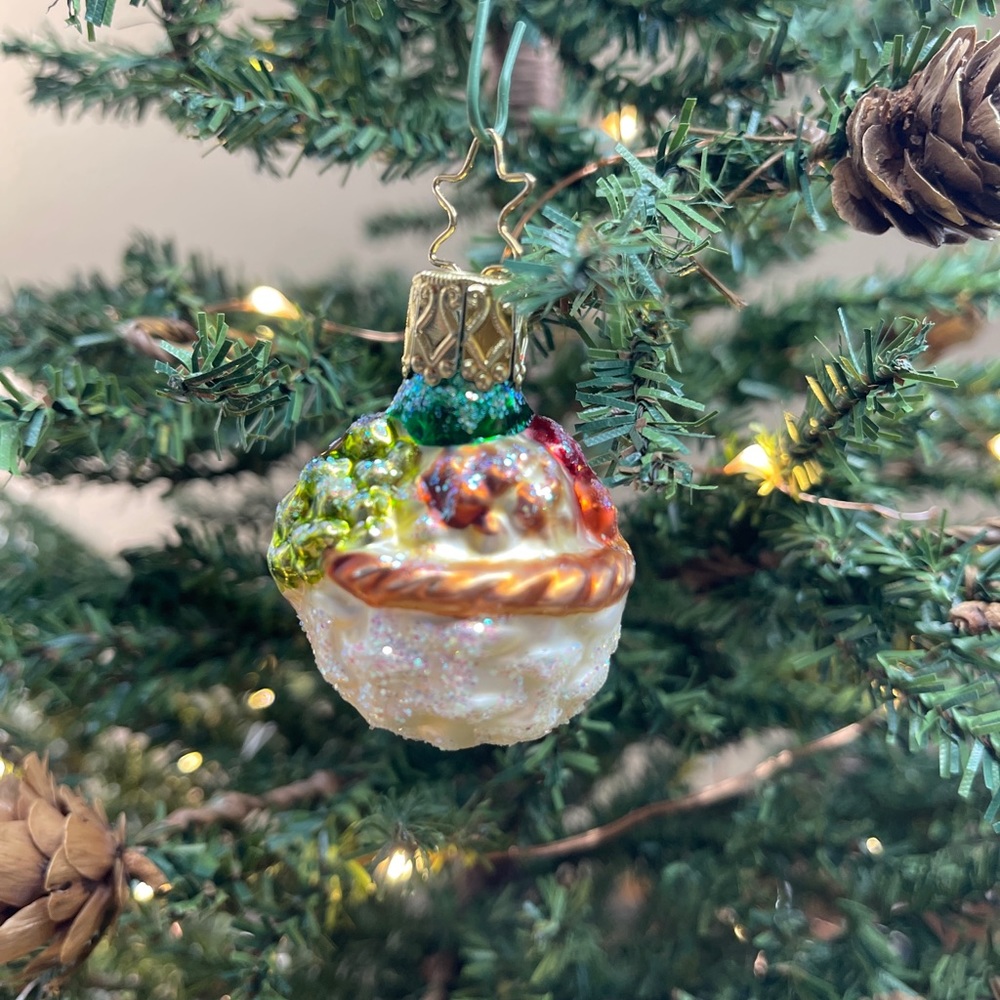Inge-Glas Fruit Basket (Miniature)